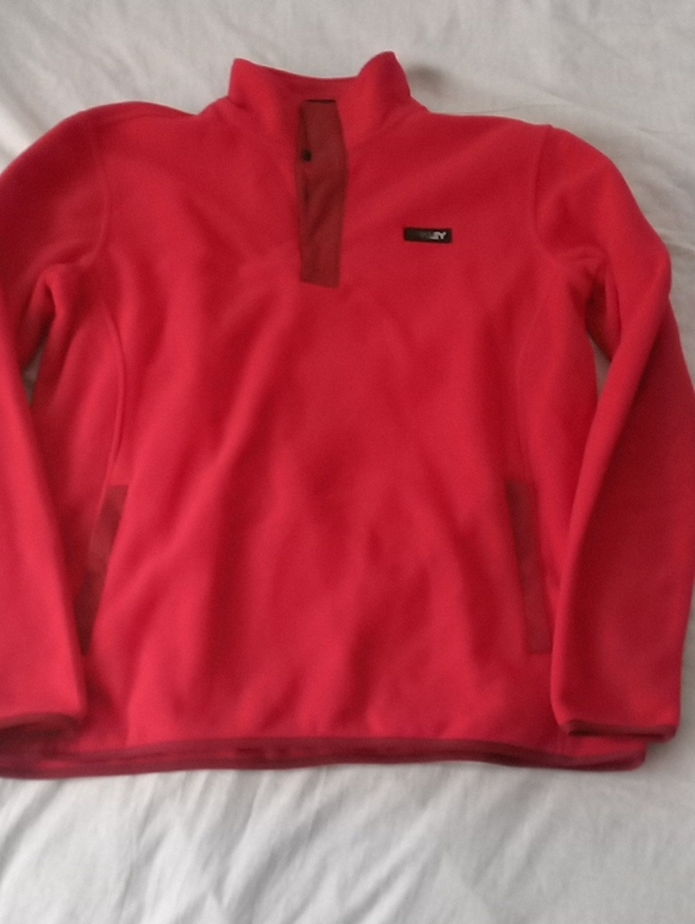 Oakley Men's Bright Red Fleece Sweater Size M